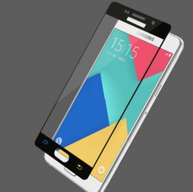Защитное стекло MOCOLO Silk Print для Samsung Galaxy A7 2016 (A710) - Black