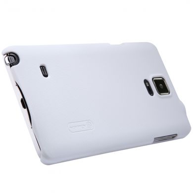 Пластиковая накладка Nillkin Super Frosted Shield для Samsung Note 4 (N910) - White