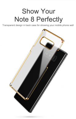 Пластиковый чехол BASEUS Glitter Series для Samsung Galaxy Note 8 (N950) - Black