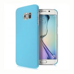 Пластиковая накладка Deexe Hard Shell для Samsung Galaxy S6 edge (G925) - Light Blue