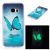 Силиконовый (TPU) чехол Deexe LumiCase Samsung Galaxy S7 edge (G935) - Blue Butterfly