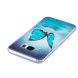 Силиконовый (TPU) чехол Deexe LumiCase Samsung Galaxy S7 edge (G935) - Blue Butterfly. Фото 5 из 7