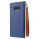 Чехол-книжка MERCURY Canvas Wallet для Samsung Galaxy S8 (G950) - Blue. Фото 2 из 6