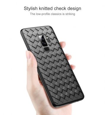 Силиконовый чехол BASEUS Woven Texture для Samsung Galaxy S9+ (G965) - Black
