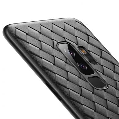 Силиконовый чехол BASEUS Woven Texture для Samsung Galaxy S9+ (G965) - Black
