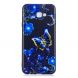 Силиконовый (TPU) чехол Deexe Life Style для Samsung Galaxy J4+ (J415) - Blue Butterfly. Фото 2 из 5