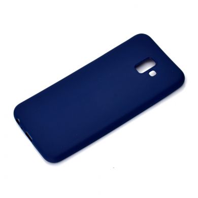 Силиконовый (TPU) чехол Deexe Matte Case для Samsung Galaxy J6+ (J610) - Blue