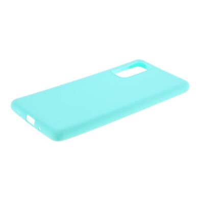 Силиконовый (TPU) чехол Deexe Matte Case для Samsung Galaxy S20 FE (G780) - Baby Blue