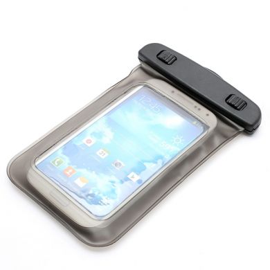 Влагозащитный чехол Deexe Waterproof S для смартфонов размером до 137х72мм - Black