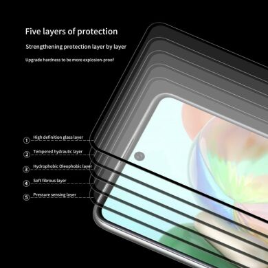 Защитное стекло ENKAY 0.26mm 9H для Samsung Galaxy A71 (A715) - Black