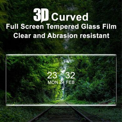 Защитное стекло IMAK 3D Curved Full Covering для Samsung Galaxy S22 Ultra - Black