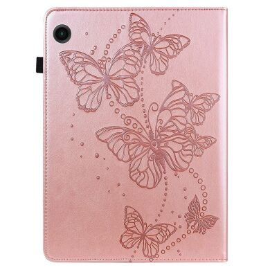 Захисний чохол Deexe Butterfly для Samsung Galaxy Tab A9 Plus (X210/216) - Rose Gold