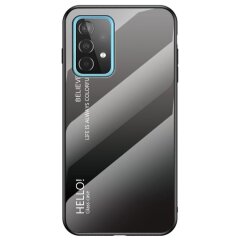 Защитный чехол Deexe Gradient Color для Samsung Galaxy A52 (A525) / A52s (A528) - Black / Grey