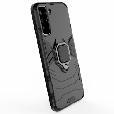 Защитный чехол Deexe Hybrid Case для Samsung Galaxy S21 Plus - Black