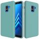 Защитный чехол Deexe Silicone Case для Samsung Galaxy A8+ (A730) - Cyan. Фото 2 из 6