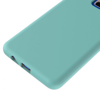 Защитный чехол Deexe Silicone Case для Samsung Galaxy A8+ (A730) - Cyan