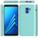 Защитный чехол Deexe Silicone Case для Samsung Galaxy A8+ (A730) - Cyan. Фото 1 из 6