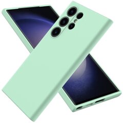 Защитный чехол Deexe Silicone Case для Samsung Galaxy S24 Ultra - Green
