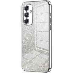 Защитный чехол Deexe Sparkles Cover для Samsung Galaxy A54 (A546) - Silver