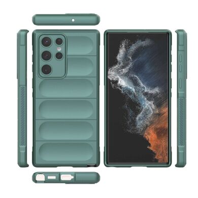 Защитный чехол Deexe Terra Case для Samsung Galaxy S22 Ultra (S908) - Light Grey