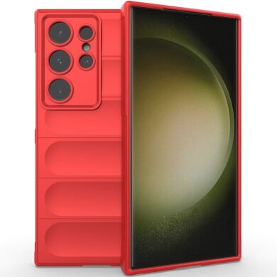 Защитный чехол Deexe Terra Case для Samsung Galaxy S24 Ultra - Red