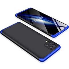 Защитный чехол GKK Double Dip Case для Samsung Galaxy A22 (A225) / Galaxy M32 (M325) - Black / Blue