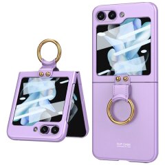 Защитный чехол GKK Ring Holder для Samsung Galaxy Flip 5 - Purple