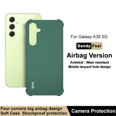 Защитный чехол IMAK Airbag Sand Case для Samsung Galaxy A35 (A356) - Black