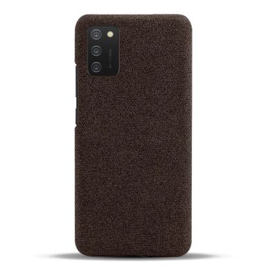 Защитный чехол KSQ Cloth Style для Samsung Galaxy A02s (A025) - Brown
