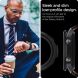 Защитный чехол Spigen (SGP) Liquid Air Case для Samsung Galaxy Watch 3 (41mm) - Black. Фото 11 из 14