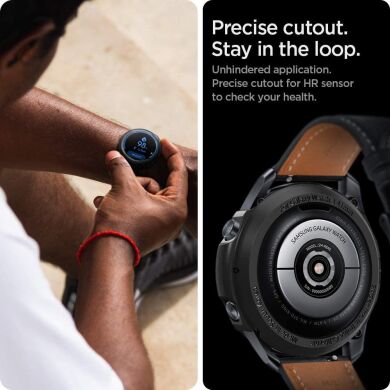 Защитный чехол Spigen (SGP) Liquid Air Case для Samsung Galaxy Watch 3 (41mm) - Black
