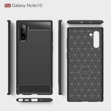 Защитный чехол UniCase Carbon для Samsung Galaxy Note 10 (N970) - Red