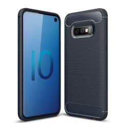 Защитный чехол UniCase Carbon для Samsung Galaxy S10e - Dark Blue