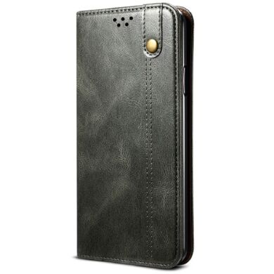 Защитный чехол UniCase Leather Wallet для Samsung Galaxy S21 Ultra (G998) - Green