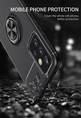 Защитный чехол UniCase Magnetic Ring для Samsung Galaxy A72 (А725) - Black