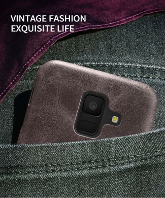 Защитный чехол X-LEVEL Vintage для Samsung Galaxy A6 2018 (A600) - Coffee