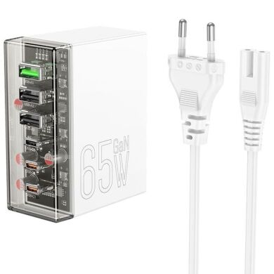 Сетевое зарядное устройство Hoco N36 (65W) - White