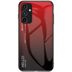 Захисний чохол Deexe Gradient Color для Samsung Galaxy A15 (A155) - Red / Black