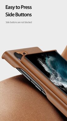 Защитный чехол DUX DUCIS Grit Series для Samsung Galaxy S23 Ultra - Brown