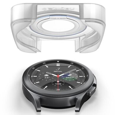 Комплект защитных стекол Spigen (SGP) Screen Protector EZ Fit Glas.tR (FW) для Samsung Galaxy Watch 4 Classic (46mm)