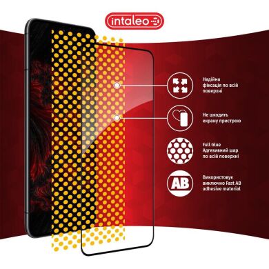 Защитное стекло Intaleo Full Glue для Samsung Galaxy S22 (S901) - Black