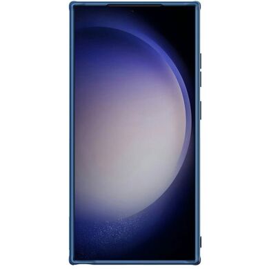 Защитный чехол NILLKIN CamShield Prop Leather Case для Samsung Galaxy S24 - Blue