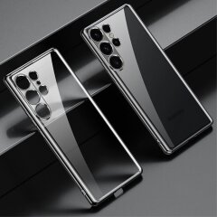 Защитный чехол SULADA Clear Cover для Samsung Galaxy S24 Ultra - Black