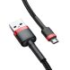 Кабель Baseus Cafule USB to MicroUSB (2.4A, 1m) CAMKLF-B91 - Black / Red. Фото 4 из 23