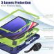 Защитный чехол Deexe Hand Grip X для Samsung Galaxy Tab S7 FE / S7 Plus / S8 Plus / S9 Plus (T730/736/800/806/970/975/810/816) - Black / Purple. Фото 4 из 5