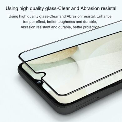 Защитное стекло AMORUS Full Glue Tempered Glass для Samsung Galaxy M13 (M135) - Black