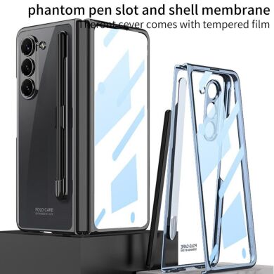 Защитный чехол GKK Fold Case Pen для Samsung Galaxy Fold 5 - Blue