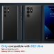 Захисний чохол Spigen (SGP) Thin Fit для Samsung Galaxy S22 Ultra (S908) - Black