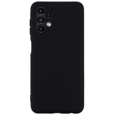 Защитный чехол Deexe Silicone Case для Samsung Galaxy A13 (А135) - Black
