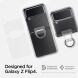 Захисний чохол Spigen (SGP) Thin Fit Ring My Sketch для Samsung Galaxy Flip 4 - Crystal Clear